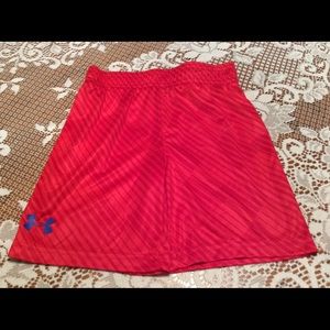 UA Boys Red Shorts